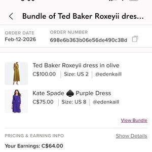 FOR E - Ted Baker Olive Green Roxeyii Dress don’t buy unless her!